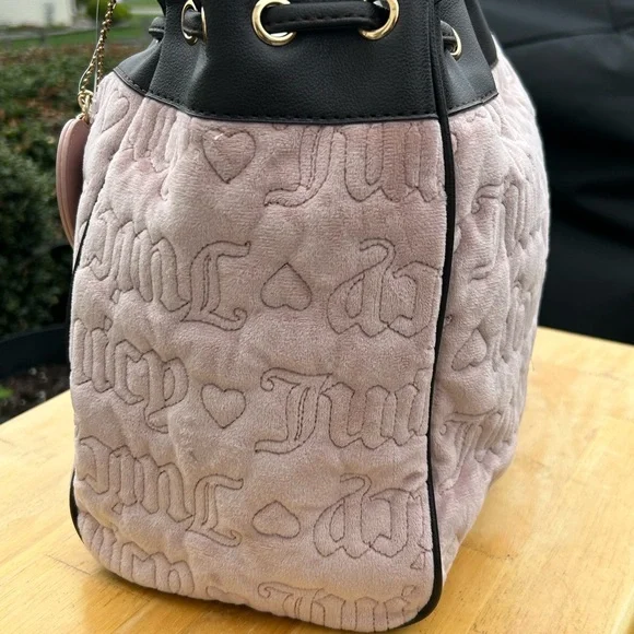 SOLD‼️JUICY COUTURE VINTAGE DREAM PINK TOTE NEW! - Picture 3 of 8